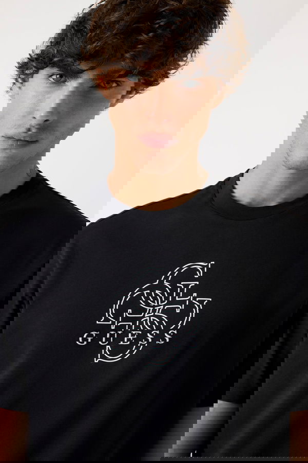 Guess Erkek T-shirt SIYAH