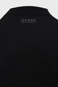 Guess Kısa Kollu Polo Yaka Erkek Triko T-shirt SIYAH
