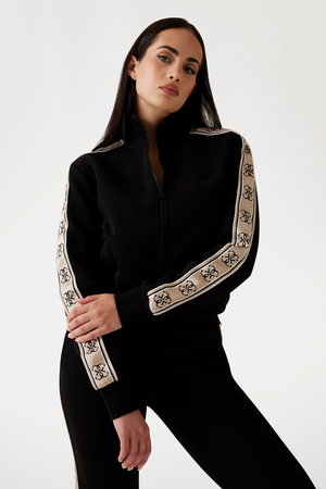 Guess Fermuarlı Kadın Sweat KAHVERENGI