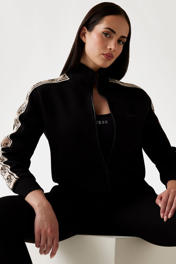 Guess Fermuarlı Kadın Sweat KAHVERENGI