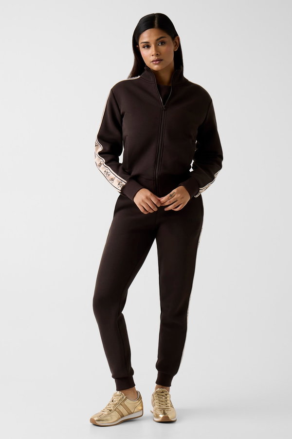 Guess Fermuarlı Kadın Sweat KAHVERENGI