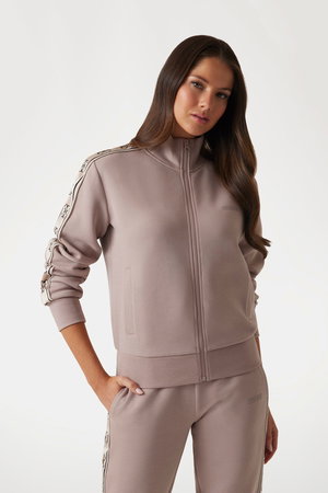 Guess Fermuarlı Kadın Sweat PUDRA