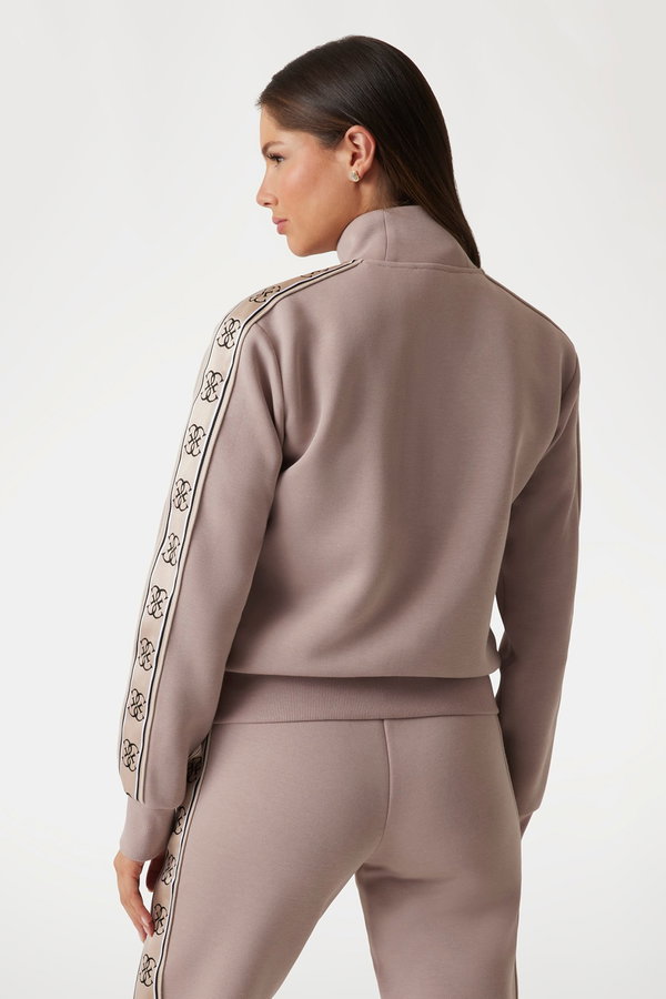 Guess Fermuarlı Kadın Sweat PUDRA