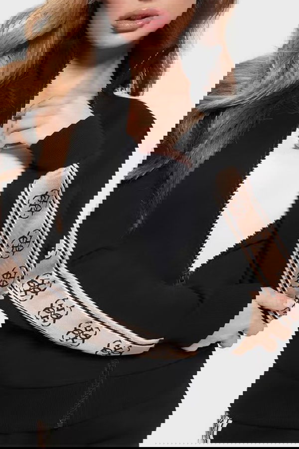 Guess Fermuarlı Kadın Sweat SİYAH Guess Fermuarlı Kadın Sweat SİYAH
