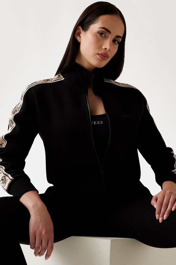 Guess Fermuarlı Kadın Sweat SİYAH