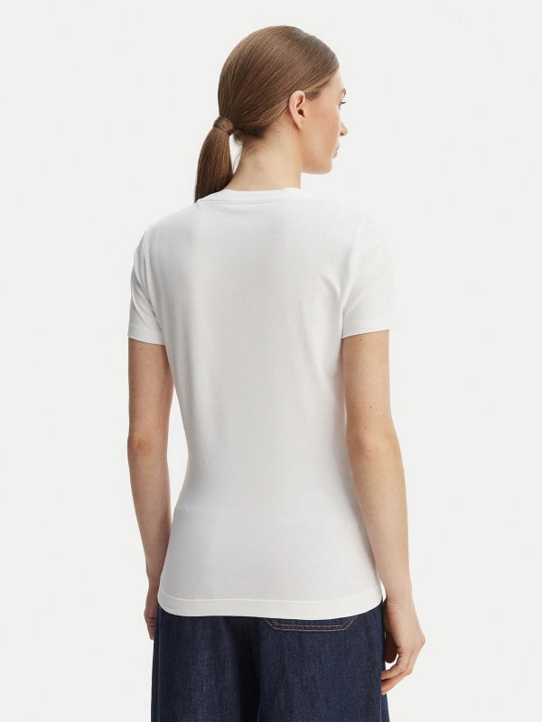 Guess Kadın Bisiklet Yaka T-shirt Beyaz