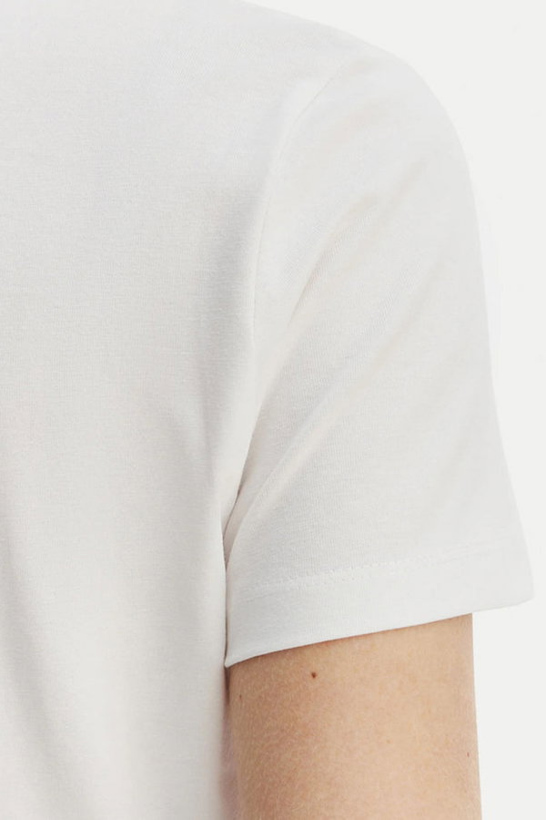Guess Kadın Bisiklet Yaka T-shirt Beyaz