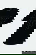 Guess Kadın Bisiklet Yaka T-shirt SIYAH