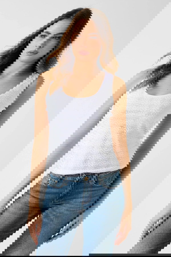 Guess Kadın Bluz Beyaz