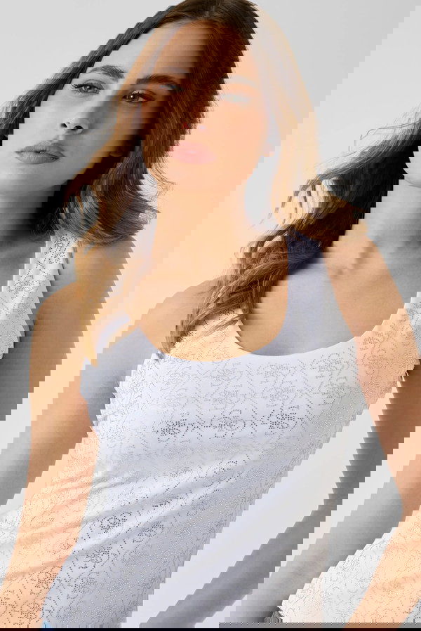 Guess Kadın Bluz Beyaz