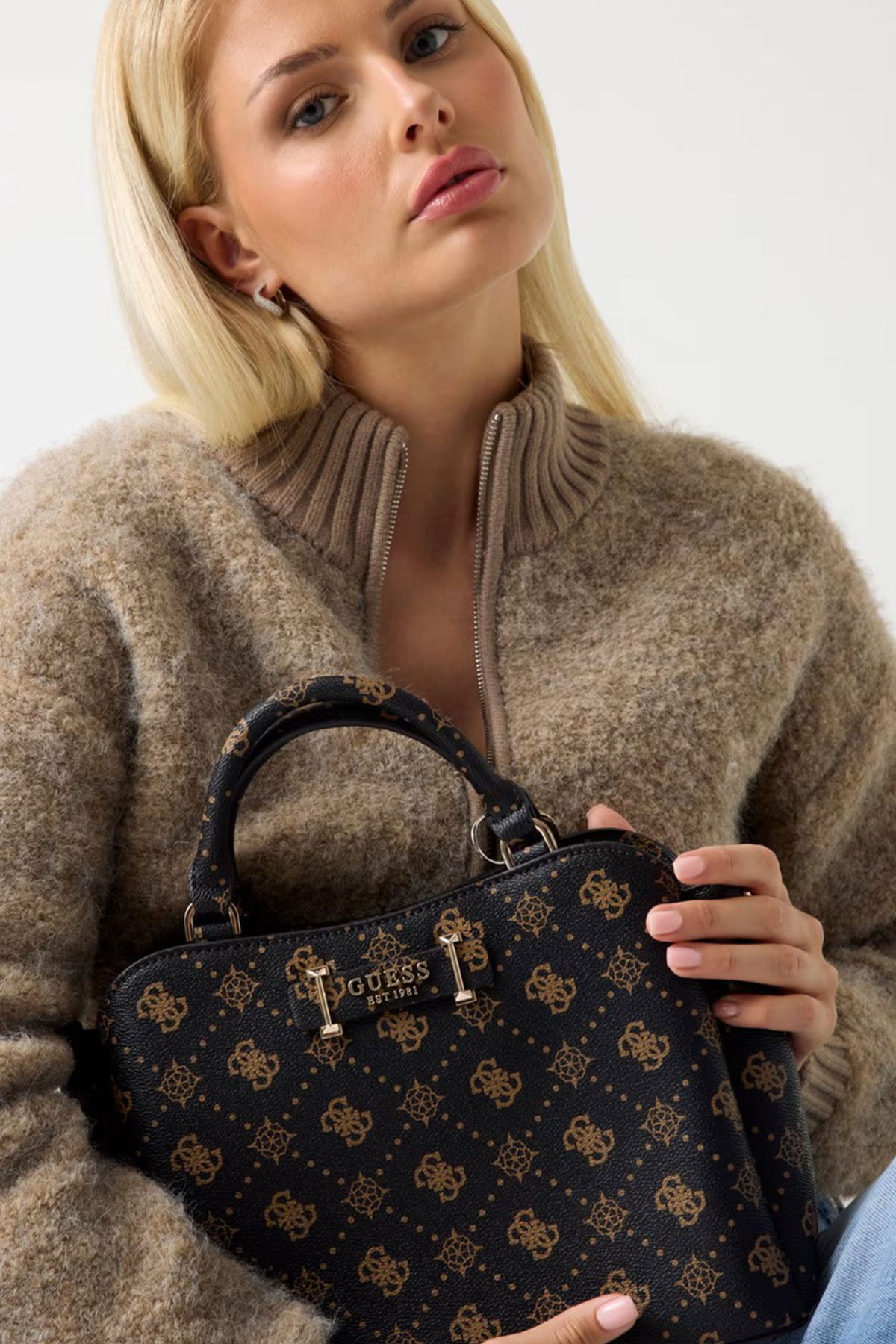 Guess Kadın El Çantası KAHVERENGI