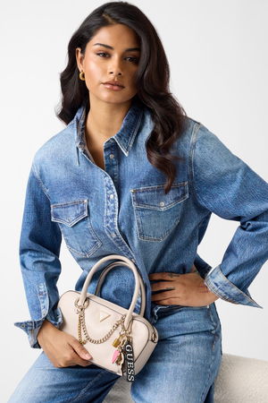 Guess Kadın El Çantası BEJ