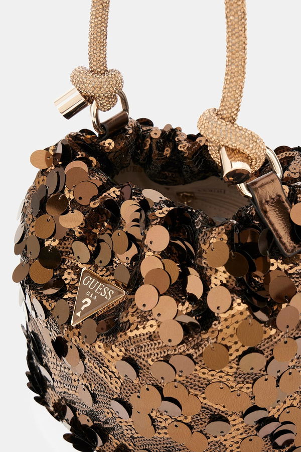 Guess Kadın El Çantası GOLD Guess Kadın El Çantası GOLD