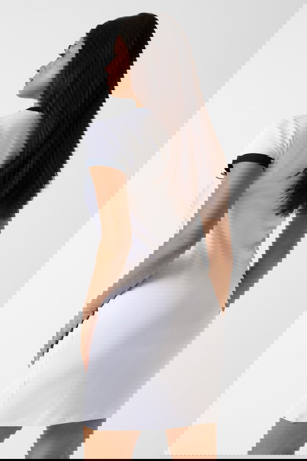 Guess Kısa Kollu Kadın Elbise Beyaz