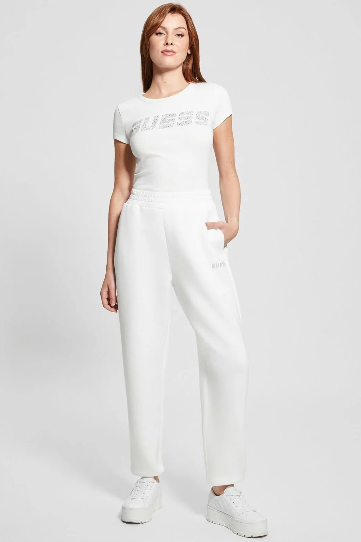 Guess  Kadın Eşofman Altı KREM