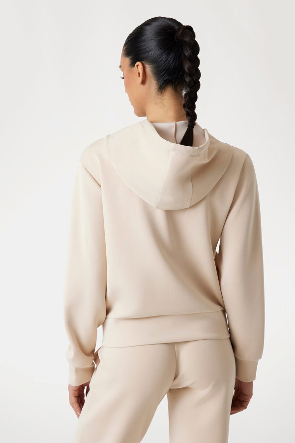 Guess Kadın Fermuarlı Sweatshirt BEJ