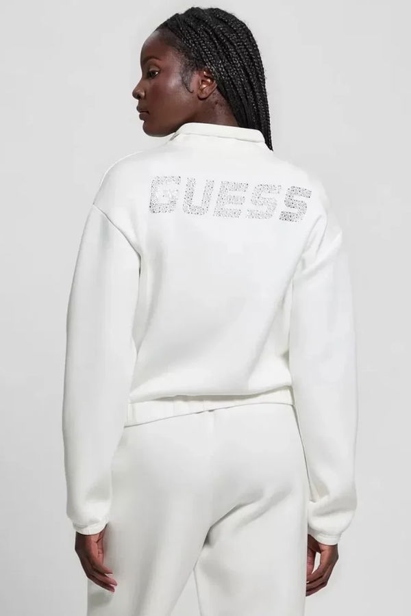 Guess Kadın Fermuarlı Sweatshirt KREM Guess Kadın Fermuarlı Sweatshirt KREM