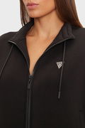 Guess Kadın Fermuarlı Sweatshirt SIYAH Guess Kadın Fermuarlı Sweatshirt SIYAH