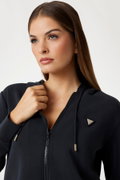 Guess Kadın Fermuarlı Sweatshirt SIYAH