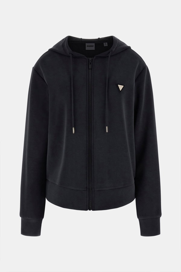 Guess Kadın Fermuarlı Sweatshirt SIYAH