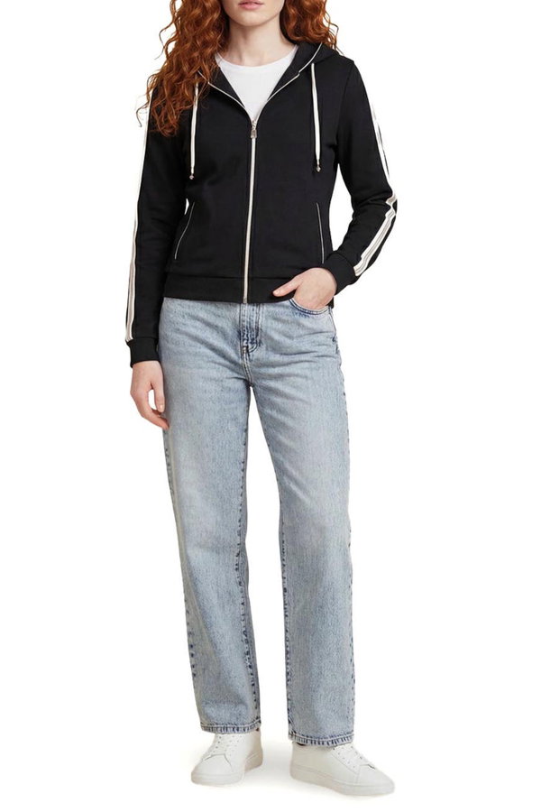 Guess Kadın Fermuarlı Sweatshirt SIYAH