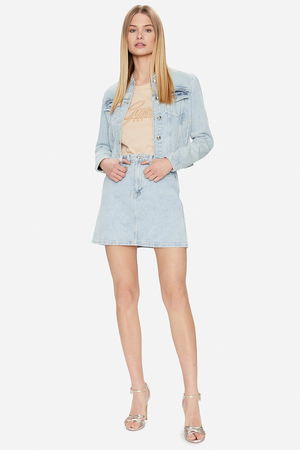 Guess Kadın Kot Etek MAVİ Guess Kadın Kot Etek MAVİ