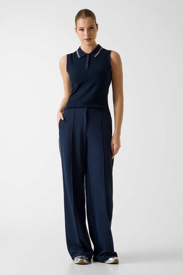 Guess Kadın Polo Yaka T-shirt LACIVERT