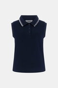 Guess Kadın Polo Yaka T-shirt LACIVERT