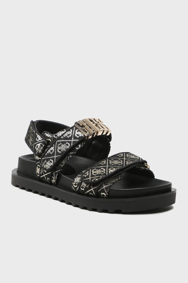 Guess Fabelis Logolu Kadın Sandalet SIYAH