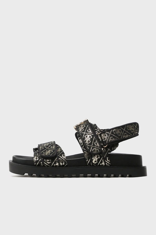 Guess Fabelis Logolu Kadın Sandalet SIYAH