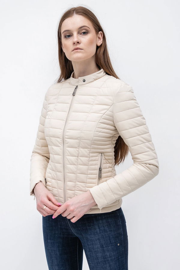 Guess Kadın Şişme Mont BEJ