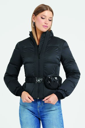 Guess Kadın Şişme Mont SİYAH Guess Kadın Şişme Mont SİYAH