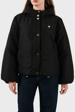 Guess Kadın Şişme Mont SIYAH