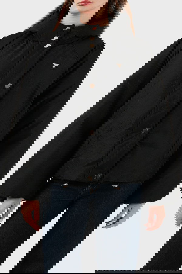 Guess Kadın Şişme Mont SIYAH