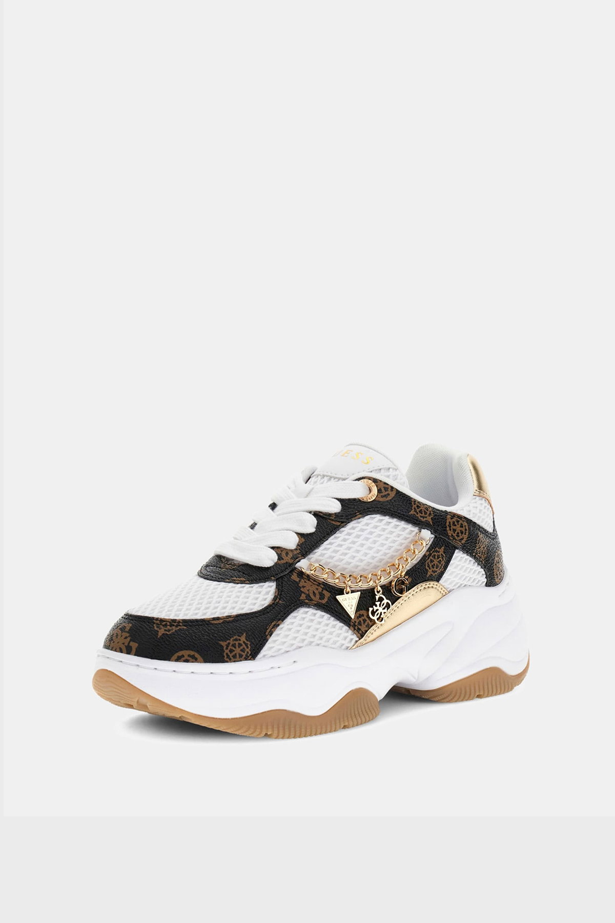 Guess Kalın Taban Kadın Spor Ayakkabı Beyaz