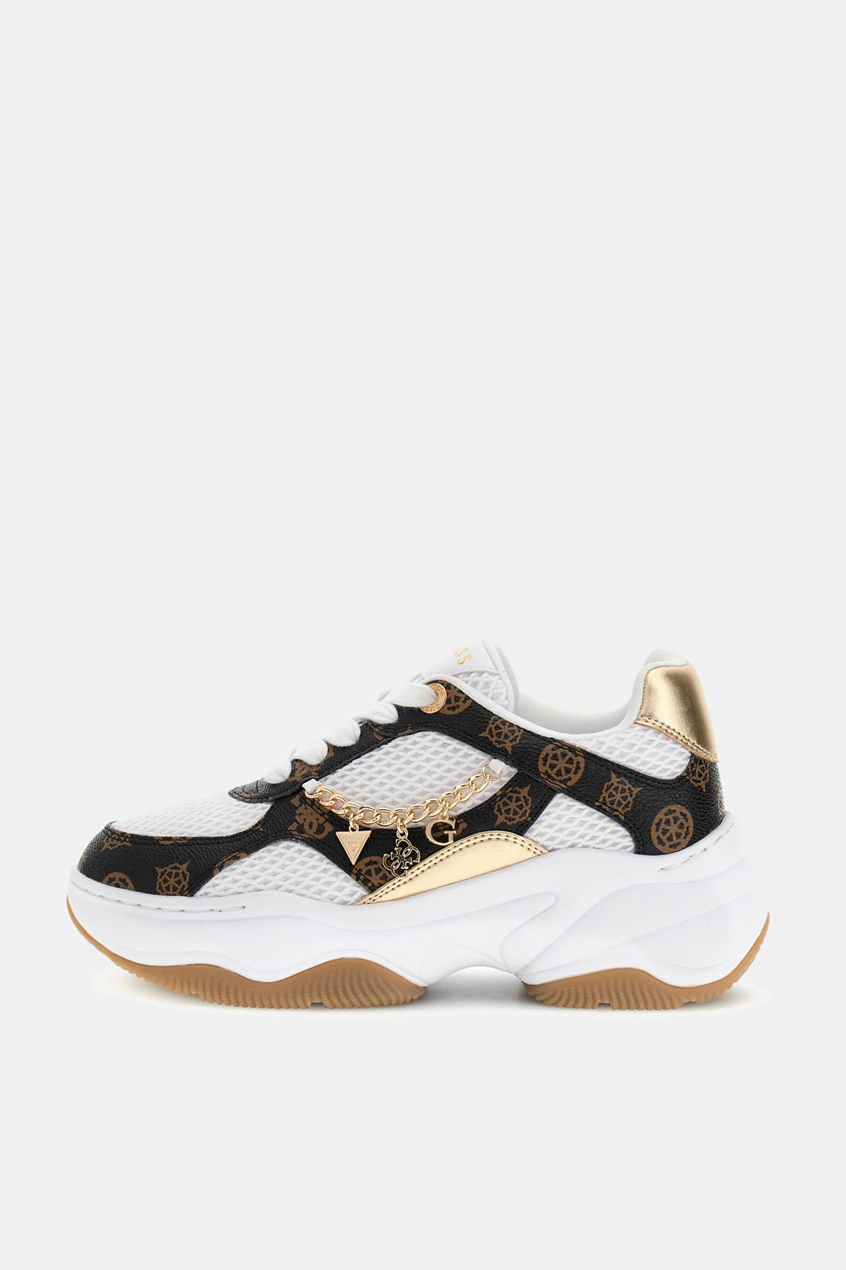 Guess Kalın Taban Kadın Spor Ayakkabı Beyaz