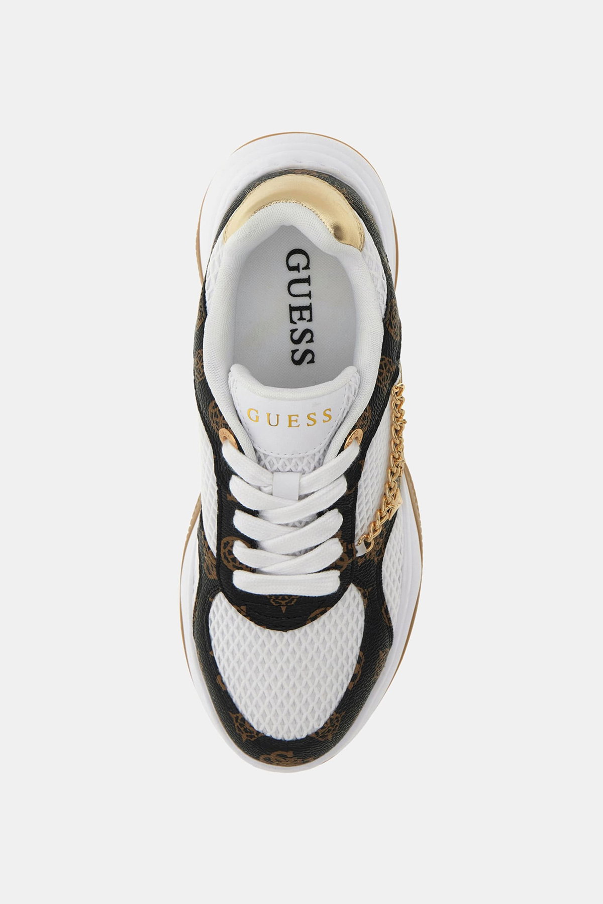 Guess Kalın Taban Kadın Spor Ayakkabı Beyaz