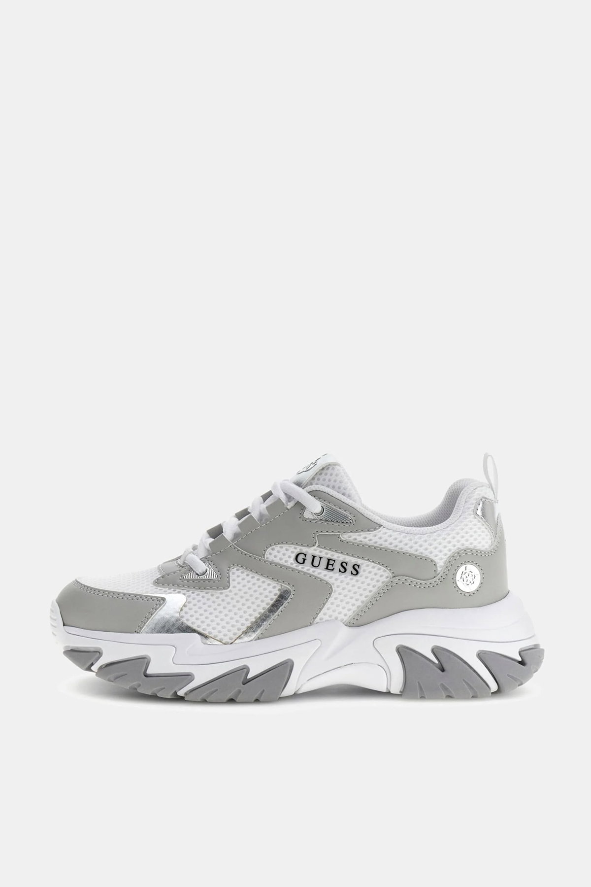Guess Notiss Logolu Bağcıklı Kadın Spor Ayakkabı GRI