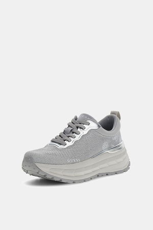 Guess Runit 4G Logo Kadın Spor Ayakkabı GUMUS