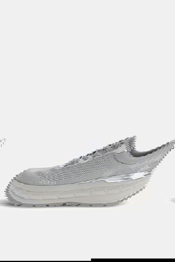 Guess Runit 4G Logo Kadın Spor Ayakkabı GUMUS