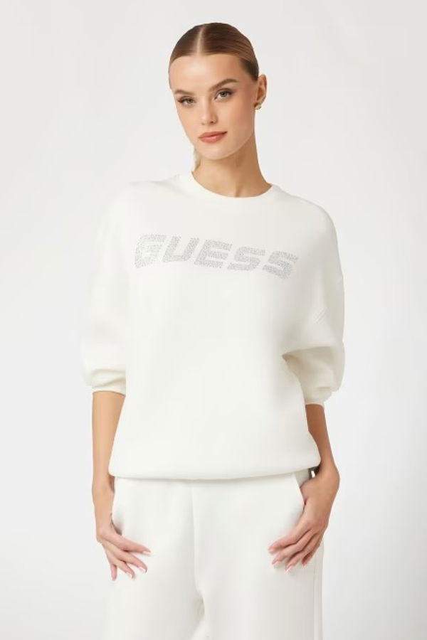 Guess Kadın Sweatshirt KREM Guess Kadın Sweatshirt KREM