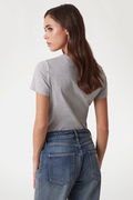 Guess Marka Logolu Kadın T-shirt GRI