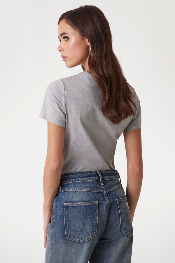 Guess Marka Logolu Kadın T-shirt GRI