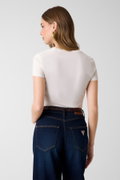 Guess Kadın T-shirt KREM