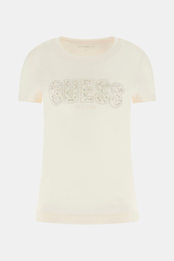 Guess Kadın T-shirt KREM