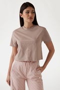 Guess Kadın T-shirt PUDRA