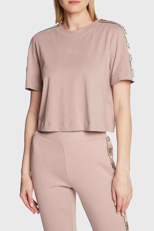 Guess Kadın T-shirt PUDRA