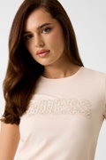 Guess Kadın T-shirt PUDRA