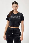 Guess Baskılı Kadın T-shirt SIYAH