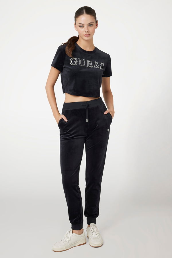 Guess Baskılı Kadın T-shirt SIYAH Guess Baskılı Kadın T-shirt SIYAH